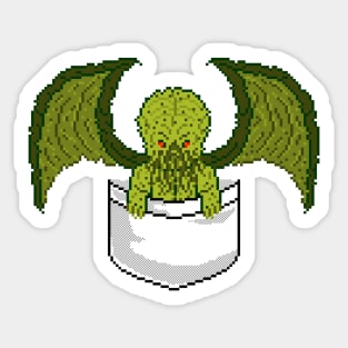 Pixel Pocket Cthulhu Sticker